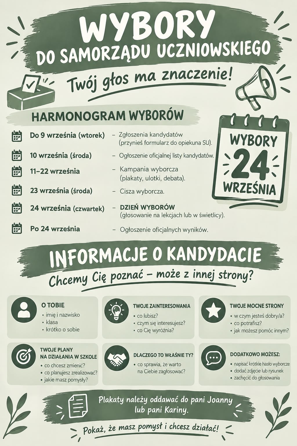 Wybory do Samorządu Uczniowskiego